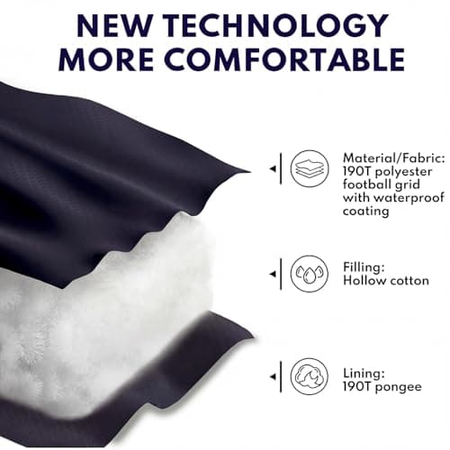 OFFASST Winter Sleeping Bag -15 °C to 0 °C, Winter Sleeping Bag Outdoor for Adults and Children - Ultra Light Camping Sleeping Bags with Compression Bag, Lightweight and Warm as a Blanket Sleeping Bag — view 5
