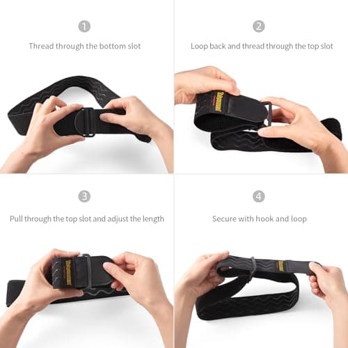 Trilancer Elastic Cinch Straps with Anti-Slip Strips, 81cm x 5cm (4 Pack) — view 4