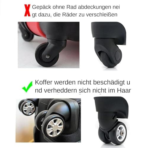 Suitcase Wheel Covers Anti-Noise Silent Anti-Scratch — view 6