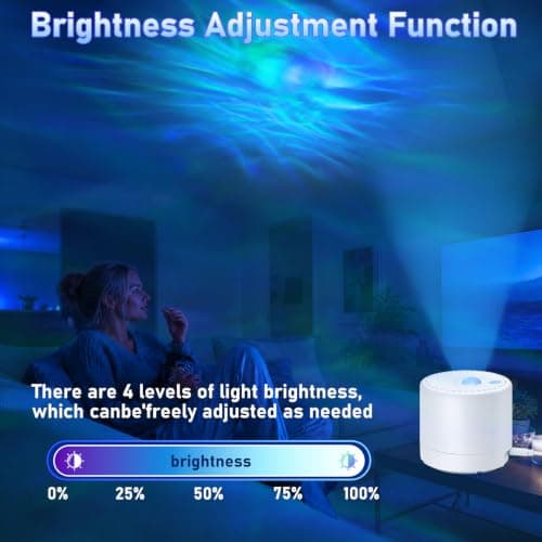 Galaxy Projector, Bedroom Star Projector, with Remote Control and Timer — view 3