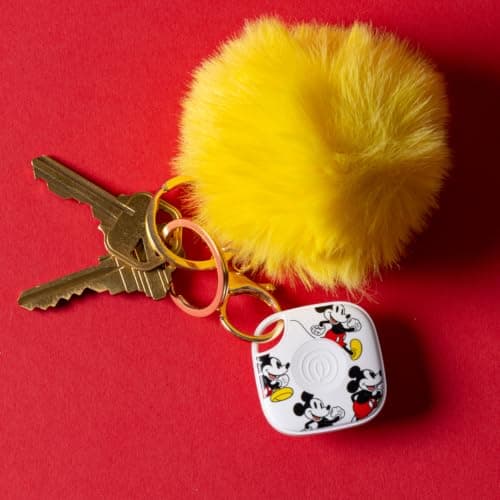 Life360 x Disney Tile - Bluetooth Tracker, Keys Finder and Item Locator for Keys, Bags and More. Phone Finder. Both iOS and Android Compatible. 1-Pack (White) - Mickey — view 2