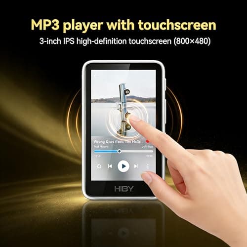 HiBy Music R1 Bluetooth MP3 Player with Touchscreen, Hi-Res Audio & Wireless Dual Certified, Supports Tidal & Qobuz Streaming, LDAC, Expandable Storage up to 2TB, 15-Hour Playtime — view 6