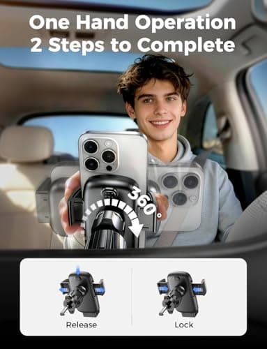 LISEN Best Car Phone Holder for Car Mobile Phone Holder Cars Air Vent — view 5