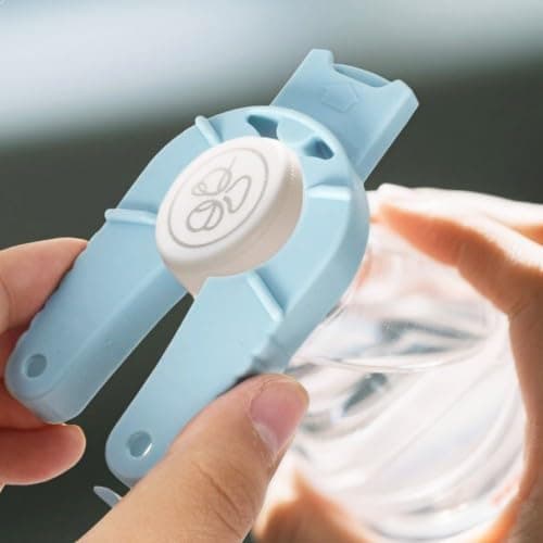 4pcs Multifunctional Plastic Bottle Opener for Arthritic Hands, 3 in 1 Water Bottle Cap Opener and Jar Opener for Weak Hands, Seniors, Elderly, Easy Grip Lid Seal Remover — view 4