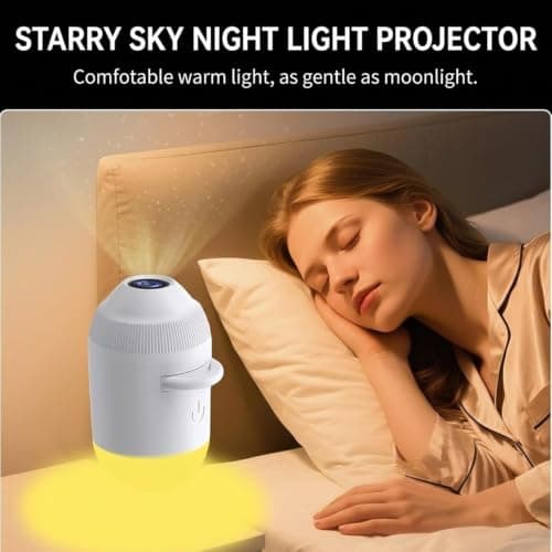 Multi-Theme Galaxy Projection Night Light, USB Plug Play Star Lamp — view 3