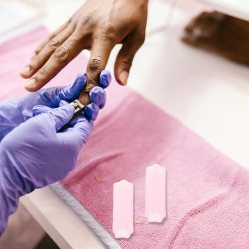 NIYANGLE 10 Pairs Silicone Nail Trimmer Sleeve Protector for Cuticle Scissors with Travel-Friendly Design and Multipurpose Use, Pink Covers for Family Gatherings and Travel — view 5