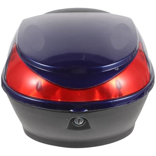 WHAMVOX Motorcycle Tail Box Rear Storage Case Plastic Large Capacity