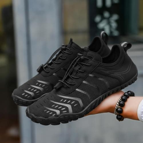Barezoey 2026 New Hiking Barefoot Shoes Womens Mens Footwear,Wide Toe Box Water Shoe for Women Men,Zero Drop Comfortable & Non-Slip Barefoot Vitality Shoe Women's Athletic Footwear for Walking Hiking — view 2