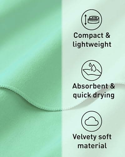 Fit-Flip Swimming towel – quick dry microfibre beach towel — view 2