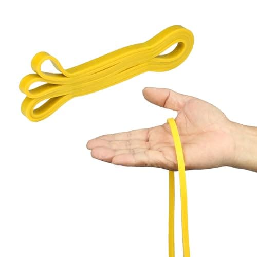 Resistance Bands, Pull Up Bands Different Levels 5-15lbs Exercise Band for Men Women, Gym Workout, Yoga, Powerlifting, Strength Training, Calisthenics (Yellow 5-15 LBS) — view 3