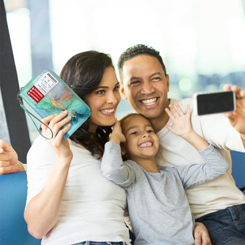 FINTIE Passport Holder Travel Wallet for Family — view 2