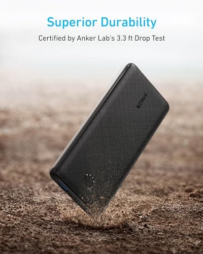 Anker Power Bank, 10,000mAh Portable Charger, PowerIQ USB-C Battery Pack — view 5