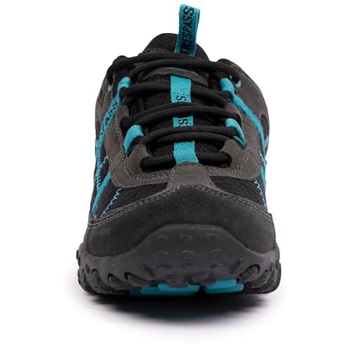 Trespass Womens Breathable Walking Shoes Fell Charcoal/Teal in Size - 37 — view 5