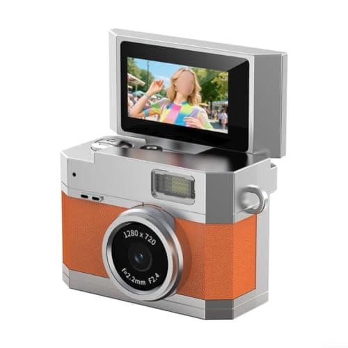 for mini Digital Camera 0.96" Screen Pocket Vlog Cam for mini(Brown) — view 2