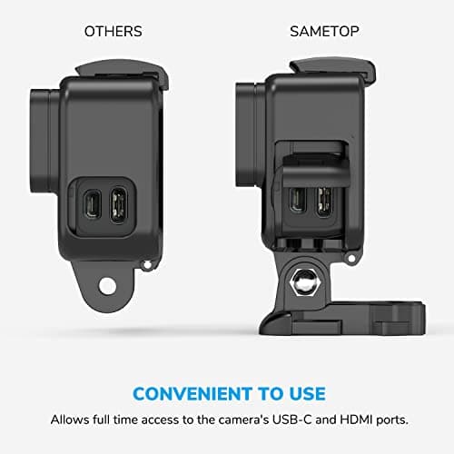 Sametop Case Housing Frame Mount Accessories for GoPro Hero 7 6 5 Cameras — view 4