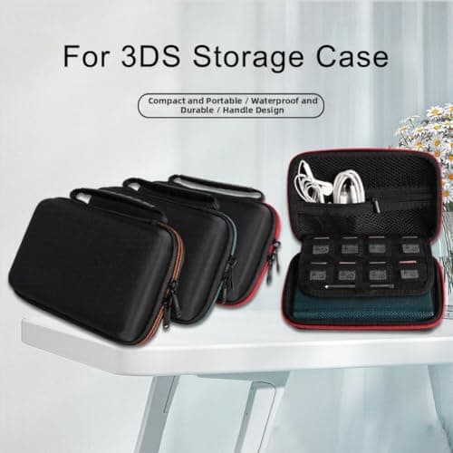 Portable Travel Bag for 3DS XL Lightweight Compact(Black) — view 5