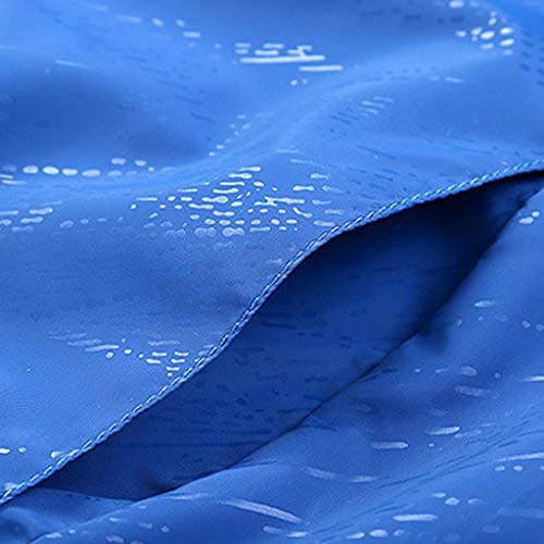 Womens Lightweight Waterproof Jacket Unisex Packable Windbreaker Active Outdoor Jacket Ladies Outdoor Trench Coats Zipper Rain Jacket Quick Dry For Hiking Walking Blue L — view 6