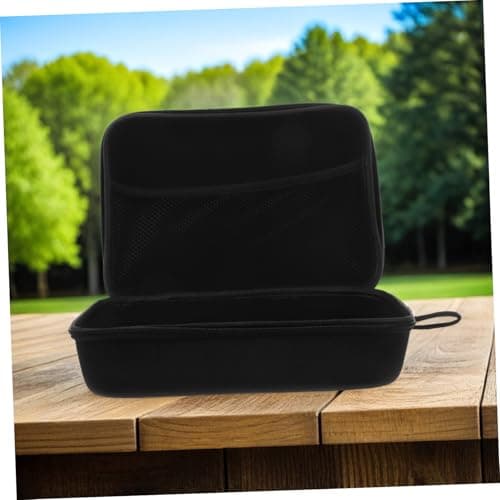 LABRIMP Compact Headphone Case Eva Pu Water Resistant Shockproof Black — view 6