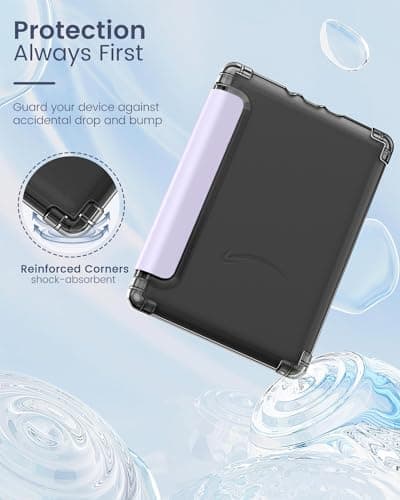 MoKo Case for 6" Kindle Basic 11th Generation (2024/2022), Taro Purple — view 3