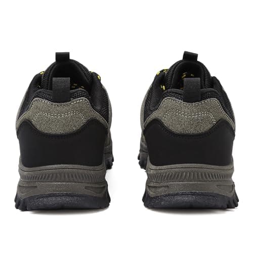 HaloTeam Trekking Shoes Mens Outdoor Travelling Walking Shoes Non-Slip Lace-up Hiking Boots,Army Green,5 UK — view 5