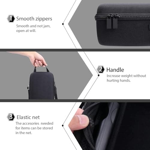 co2CREA Hard Travel Case for Canon EOS 4000D /2000D DSLR Camera — view 5