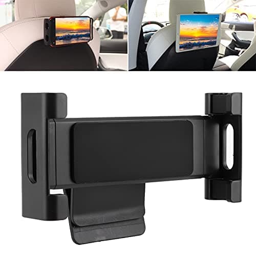 Aramox Car Headrest Mount Holder for TESLA Y, Back Seat Mobile Phone and Tablet Mount (2019-2021), Portable Tablet Holder with Adjustable Arms and Rotating Stand for Safe Entertainment During Travel — view 6