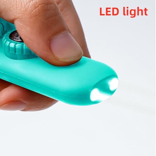 Emergency Survival Safety Whistle，Whistle for Kids with Lanyard,Compass,Thermometer,Ideal for Kayaking, Boating, Hiking, Camping, Climbing(Turquoise) — view 6