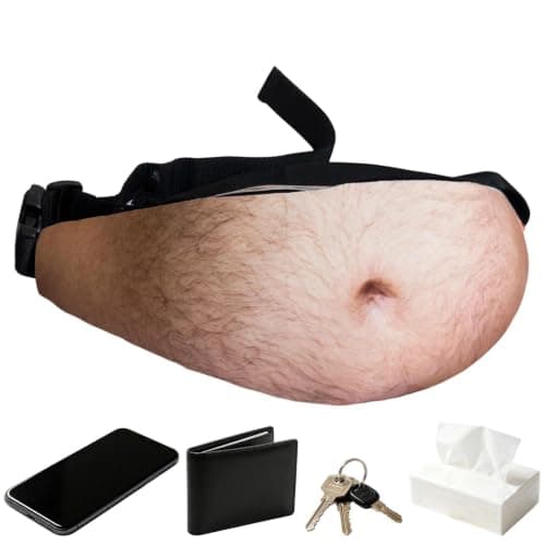Fun Fanny Pack Cute Realistic Prop Belt Holder with Adjustable Belt