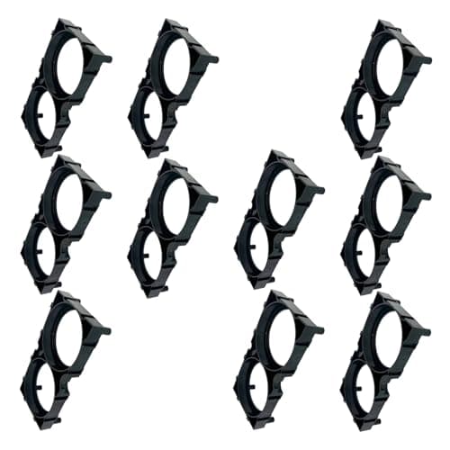 Tmboryuu ABS Pack Brackets Modulars Stackable Battery Holder for 43184 Lithium Batteries Organizers Holder Design Portable Battery Case