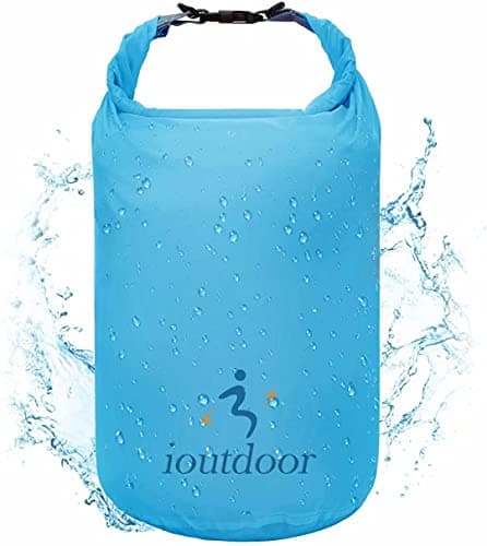 ioutdoor Boat Dry Bags 2L/5L/10L/20L/40L/70L Waterproof Dry Sack (Blue 20L)