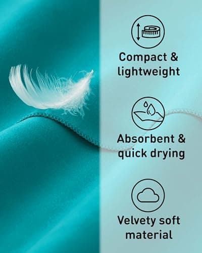 Fit-Flip Swimming towel – quick dry microfibre beach towel — view 2