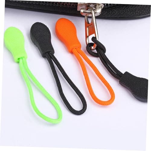 Gatuida 15pcs Zipper Puller Zipper Head Suitcase Digging Rope Plastic Pull Cord Replacement for Jackets Backpacks and Clothes, Sturdy Repair Kit — view 3