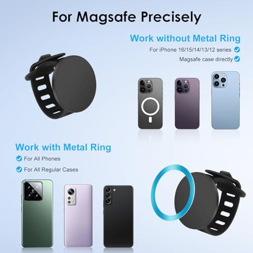 EEEKit Magnetic Gym Phone Holder: Indoor Bike Handlebar Holder Phone Mount — view 5