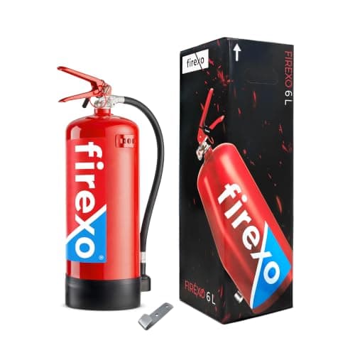 Firexo All in One Fire Extinguisher (6 Litre / 6 kg) - Multipurpose Extinguisher for All Fires inc. Li-ion Battery Fires! - Safety & Emergency Equipment for Home, Kitchen, Fireplace, Grill, Caravan — view 5