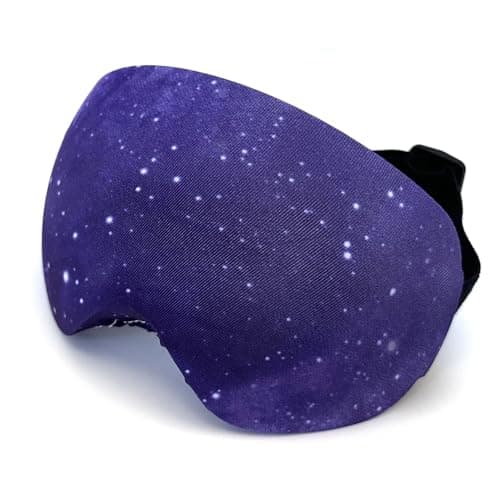 AMMKRO Ski Snowboard Goggle Cover Sleeve Protective Protectors Lens Scratch Dust Protection for Travel Storage Accessories (Purple) — view 4