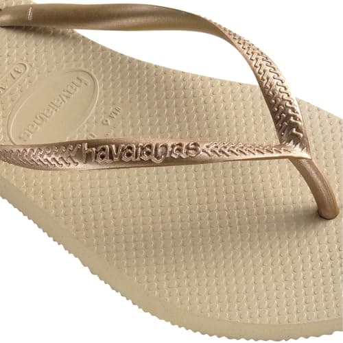 Havaianas Slim Women Flipflop Sand Grey/Light Golden 5 UK — view 5