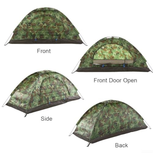 Ultralight Camping Tent 2 Person Waterproof Camo(1 person) — view 5