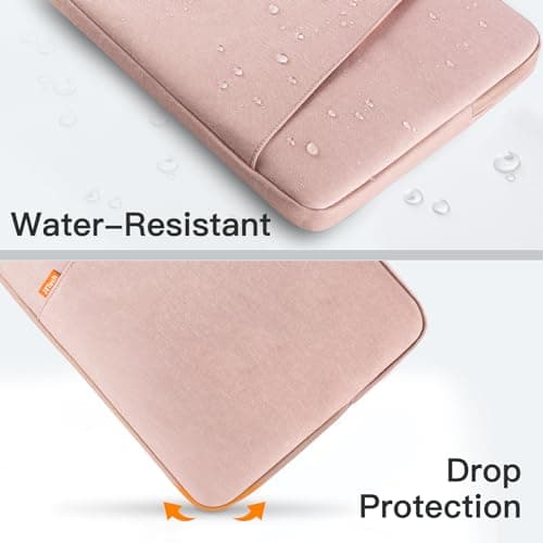 JETech Laptop Sleeve for 16-Inch Devices, Rose Gold — view 5