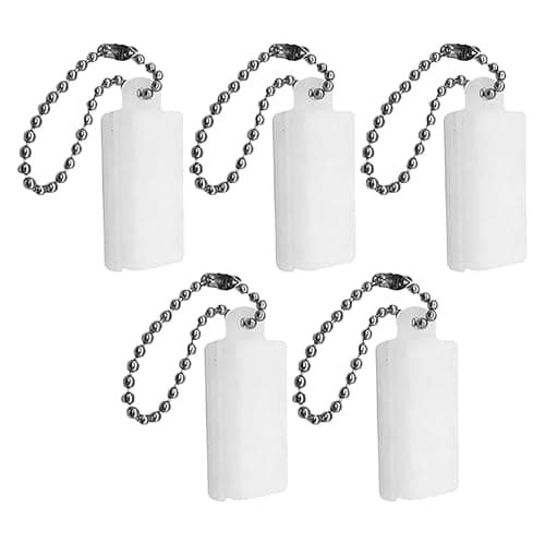 Battery Holder, Set of 5 Travel Cases with Key Ring - Waterproof Protective for Hearing Aids, Portable for Travel and Summer Activities
