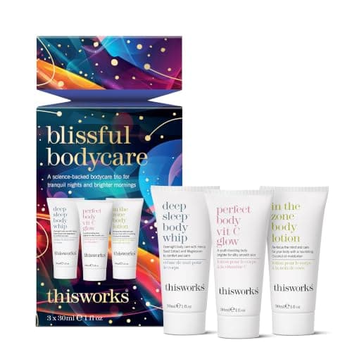 This Works Blissful Bodycare Moisturiser Gift Set, 3-Piece Travel Size Set