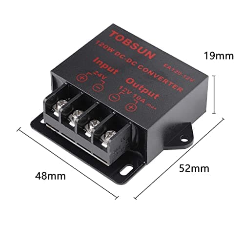 HOMELYLIFE DC 24V to DC 12V 10A 120W Step-Down Buck Converter Voltage Regulator Reducer – Stable, Efficient & Powerful Conversion for Automotive, Industrial & DIY Electronic Projects — view 6