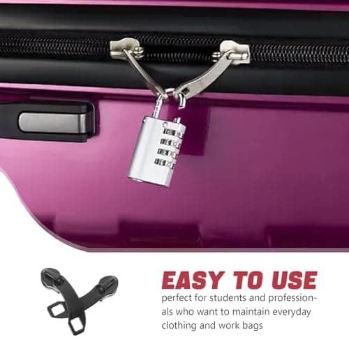10pcs Dual Layer Black Zipper Repair Kit for Coats Luggage — view 3