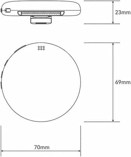 Smart Wearable Translator,AI Translators Language Translator Device, White 1pc — view 3