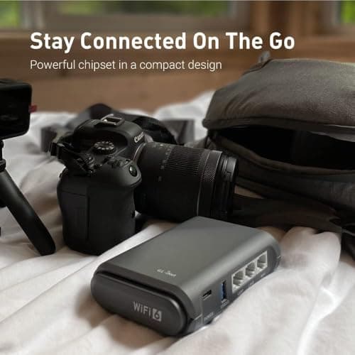 GL.iNet GL-AXT1800 Slate AX Travel Router, Wi-Fi 6, 1800Mbps, OpenWrt — view 4