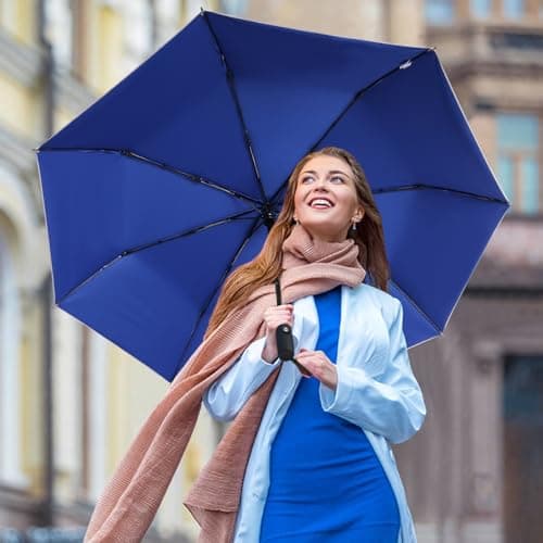 G4Free UPF 50+ UV Protection Mini Travel Umbrella 42 Inch Sun Blocking Folding Umbrella — view 4