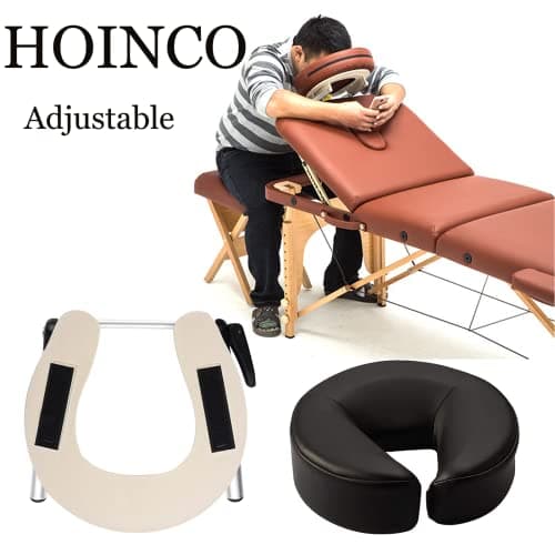 HOINCO Massage Headrest - Aluminum Adjustable U-Shaped Pillow. — view 2