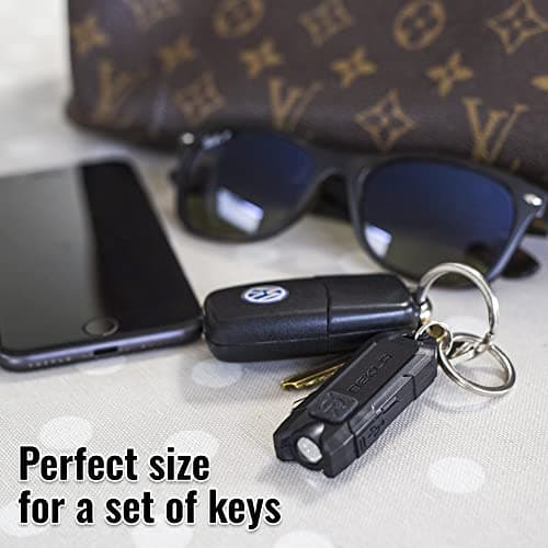 BEKLA Rechargeable Keyring Torch USB LED Flashlight – 120 Lumen Extra Bright Mini Torch, Portable EDC Pocket Light for Keys, Handbags, Camping, Walking & Emergencies — view 5