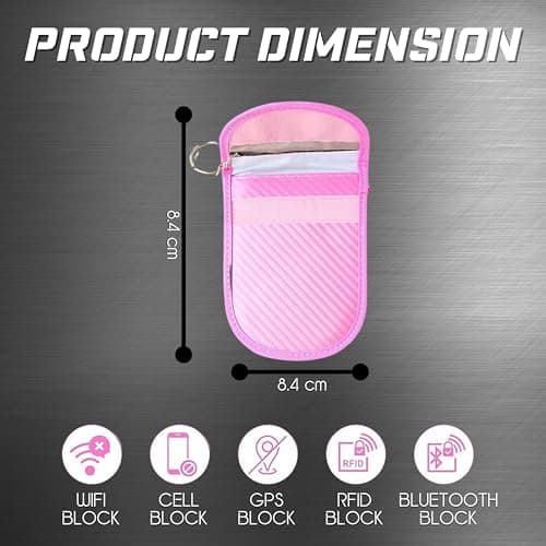Faraday Pouch for Car Keys - Anti-Theft Car Key RFID/NFC Signal Blocker — view 2
