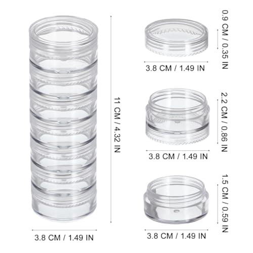 Artibetter 7 Day Organizer Weekly Pill Box 2-Pack Large Compartments Travel Medication Case Storage for Vitamins Home Use — view 2