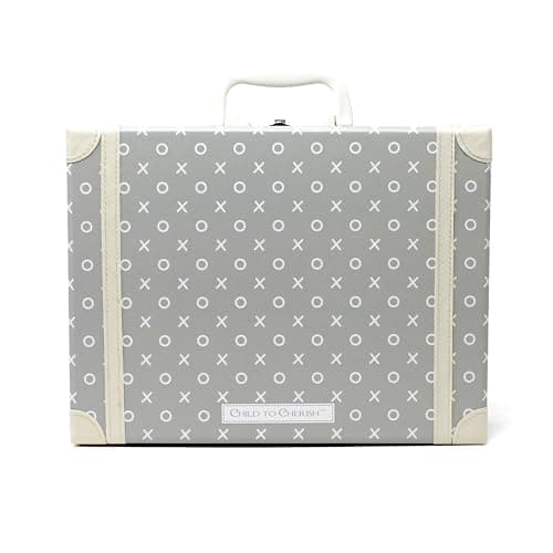 Pink or Grey Visit Grandma Kid's Suitcase Blanket Option (Grey Without Blanket) — view 3
